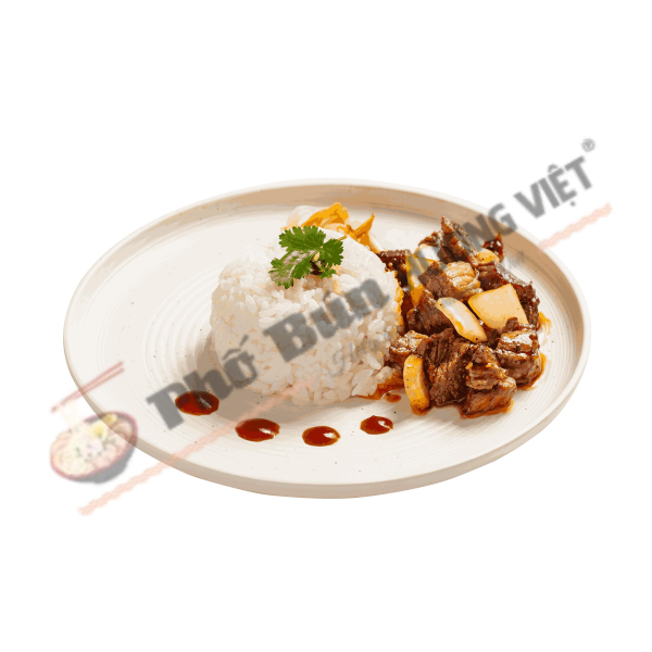 Cơm Bò Sốt Tiêu Đen Đặc Biệt